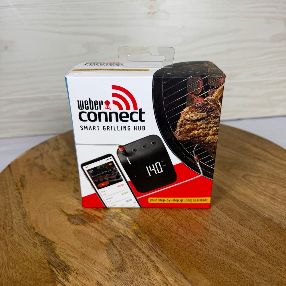 Weber Connect Smart Grilling Hub Wi-Fi Bluetooth Digital Meat Thermometer NIB